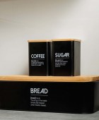 ESTIA ΨΩΜΙΕΡΑ BAMBOO ESSENTIALS ΜΕΤΑΛΛΙΚΗ 42x23x13cm ΜΑΥΡΗ Ψωμιέρες