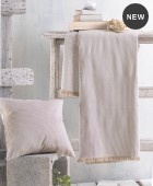 Διακοσμητική μαξιλαροθήκη (40Χ40) HATTON ΜΠΕΖ, RYTHMOS HOME Μαξιλαροθήκες