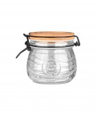 ESTIA ΔΟΧΕΙΟ ΑΠΟΘΗΚΕΥΣΗΣ ACACIA ΓΥΑΛΙΝΟ 500ml ΜΕ ΚΛΙΠ ΚΑΠΑΚΙ 01-23881 Βάζα Τροφίμων