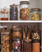 ESTIA ΔΟΧΕΙΟ ΑΠΟΘΗΚΕΥΣΗΣ ACACIA ΓΥΑΛΙΝΟ 750ml ΜΕ ΚΛΙΠ ΚΑΠΑΚΙ 01-23898 Βάζα Τροφίμων