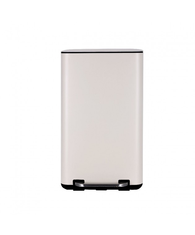 ESTIA ΚΑΔΟΣ ΑΠΟΡΡΙΜΑΤΩΝ CUBIC SOFT CLOSE 30lt IVORY 01-21009 Κάδοι Απορριμάτων