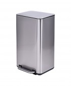 ESTIA ΚΑΔΟΣ ΑΠΟΡΡΙΜΑΤΩΝ CUBIC SOFT CLOSE 30lt ΙΝΟΞ 01-21948 Κάδοι Απορριμάτων