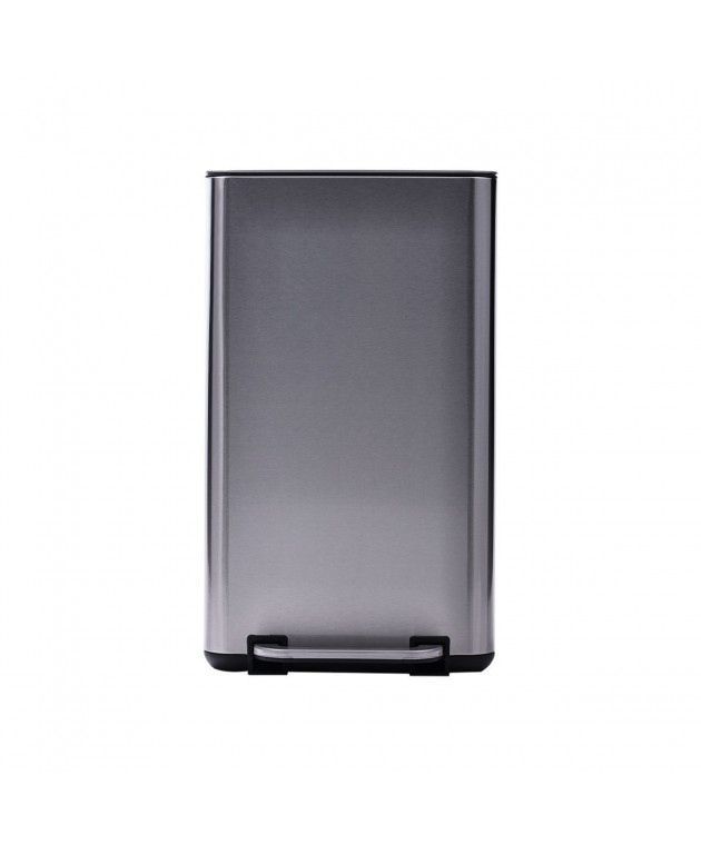 ESTIA ΚΑΔΟΣ ΑΠΟΡΡΙΜΑΤΩΝ CUBIC SOFT CLOSE 30lt ΙΝΟΞ 01-21948 Κάδοι Απορριμάτων