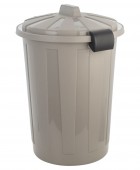 ESTIA ΚΑΔΟΣ ΑΠΟΡΡΙΜΑΤΩΝ OUTBIN ΕΞΩΤΕΡΙΚΟΥ ΧΩΡΟΥ ΠΛΑΣΤΙΚΟΣ ΜΕ ΚΑΠΑΚΙ 60lt ΓΚΡΙ Κάδοι Απορριμάτων