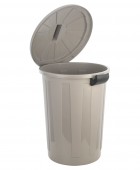 ESTIA ΚΑΔΟΣ ΑΠΟΡΡΙΜΑΤΩΝ OUTBIN ΕΞΩΤΕΡΙΚΟΥ ΧΩΡΟΥ ΠΛΑΣΤΙΚΟΣ ΜΕ ΚΑΠΑΚΙ 60lt ΓΚΡΙ Κάδοι Απορριμάτων