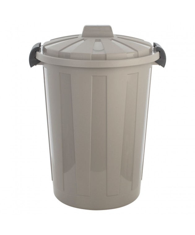 ESTIA ΚΑΔΟΣ ΑΠΟΡΡΙΜΑΤΩΝ OUTBIN ΕΞΩΤΕΡΙΚΟΥ ΧΩΡΟΥ ΠΛΑΣΤΙΚΟΣ ΜΕ ΚΑΠΑΚΙ 60lt ΓΚΡΙ Κάδοι Απορριμάτων