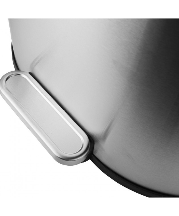 ESTIA ΚΑΔΟΣ ΑΠΟΡΡΙΜΑΤΩΝ OVOID SOFT CLOSE 30lt ΙΝΟΞ Κάδοι Απορριμάτων