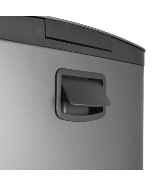 ESTIA ΚΑΔΟΣ ΑΠΟΡΡΙΜΑΤΩΝ SOLOPRIME SOFT CLOSE 50lt ΙΝΟΧ Κάδοι Απορριμάτων