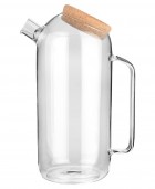 ESTIA ΚΑΝΑΤΑ ΓΥΑΛΙΝΗ 1800ml ΜΕ ΚΑΠΑΚΙ ΦΕΛΛΟΥ Κανάτες