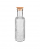 ESTIA ΜΠΟΥΚΑΛΙ ΓΥΑΛΙΝΟ 1000ml ΑΝΑΓΛΥΦΟ ΜΕ ΦΕΛΛΟ ΔΙΑΦΑΝΟ 00-21887 Μπουκάλια Νερού