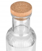 ESTIA ΜΠΟΥΚΑΛΙ ΓΥΑΛΙΝΟ 1000ml ΑΝΑΓΛΥΦΟ ΜΕ ΦΕΛΛΟ ΔΙΑΦΑΝΟ 00-21887 Μπουκάλια Νερού