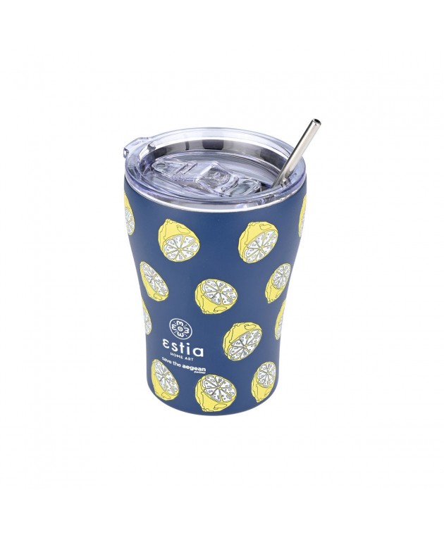 ESTIA ΘΕΡΜΟΣ COFFEE MUG SAVE THE AEGEAN 350ml CITRUS INFUSION Θερμός - Παγούρια