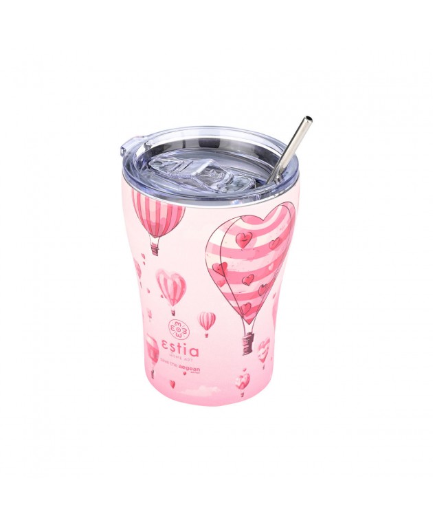 ESTIA ΘΕΡΜΟΣ COFFEE MUG SAVE THE AEGEAN 350ml LOVE ASCEND ΘΕΡΜΟΣ-ΠΑΓΟΥΡΙΑ