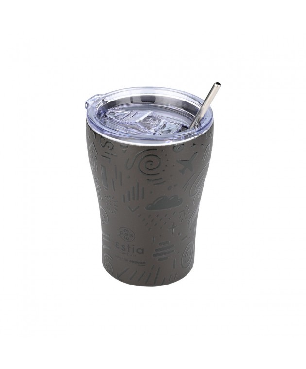 ESTIA ΘΕΡΜΟΣ COFFEE MUG SAVE THE AEGEAN 350ml NOIR ECHO Θερμός - Παγούρια