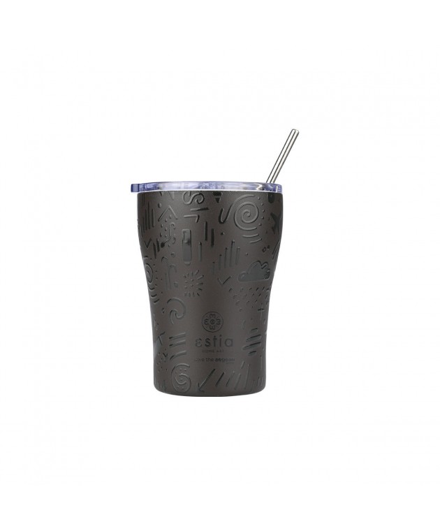 ESTIA ΘΕΡΜΟΣ COFFEE MUG SAVE THE AEGEAN 350ml NOIR ECHO Θερμός - Παγούρια