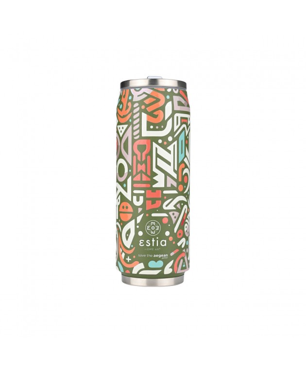 ESTIA ΘΕΡΜΟΣ TRAVEL CUP SAVE THE AEGEAN 500ml GEOVIVID Θερμός - Παγούρια