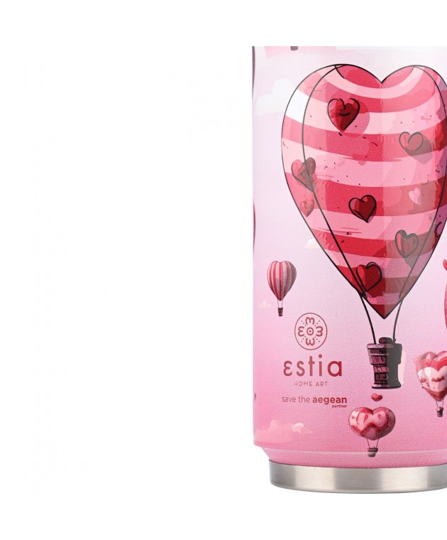 ESTIA ΘΕΡΜΟΣ TRAVEL CUP SAVE THE AEGEAN 500ml LOVE ASCEND Θερμός - Παγούρια