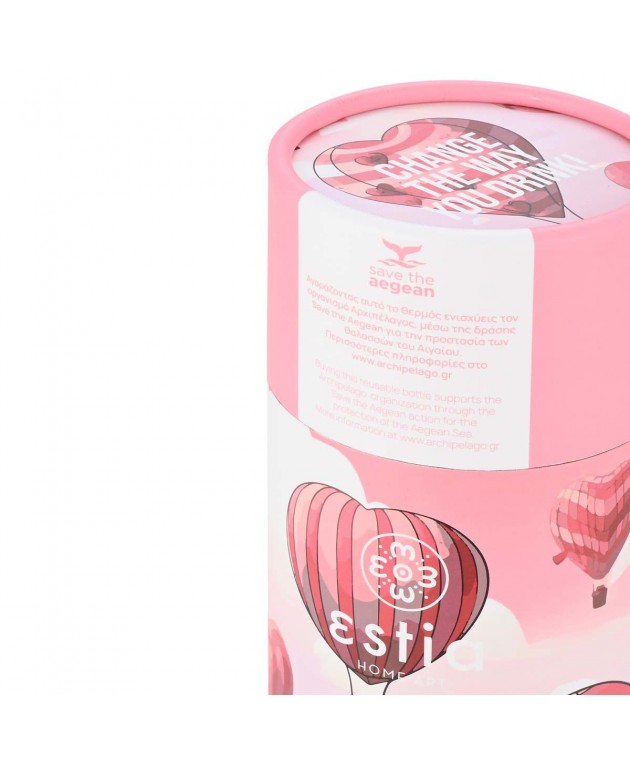 ESTIA ΘΕΡΜΟΣ TRAVEL CUP SAVE THE AEGEAN 500ml LOVE ASCEND Θερμός - Παγούρια