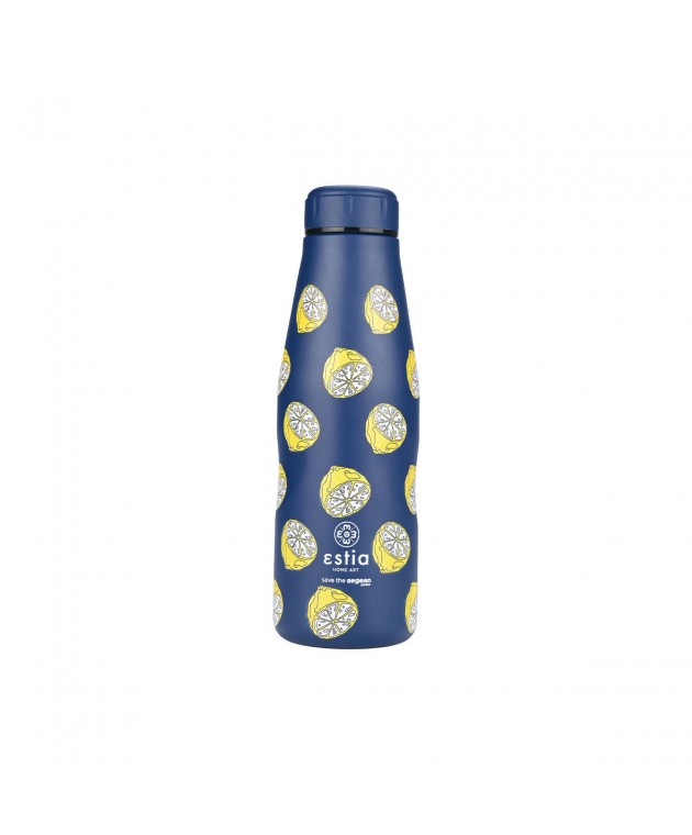 ESTIA ΘΕΡΜΟΣ TRAVEL FLASK SAVE THE AEGEAN 500ml CITRUS INFUSION ΘΕΡΜΟΣ-ΠΑΓΟΥΡΙΑ