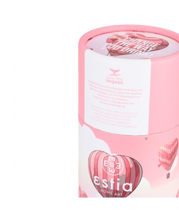 ESTIA ΘΕΡΜΟΣ TRAVEL FLASK SAVE THE AEGEAN 500ml LOVE ASCEND ΘΕΡΜΟΣ-ΠΑΓΟΥΡΙΑ