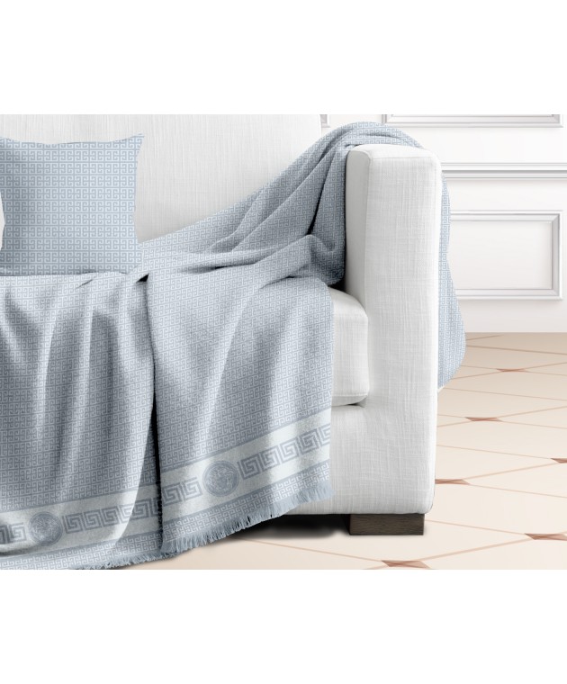 MEDINA Διακοσμητική Μαξ/θήκη BLUE (40Χ40cm) 100% COTTON Μαξιλαροθήκες