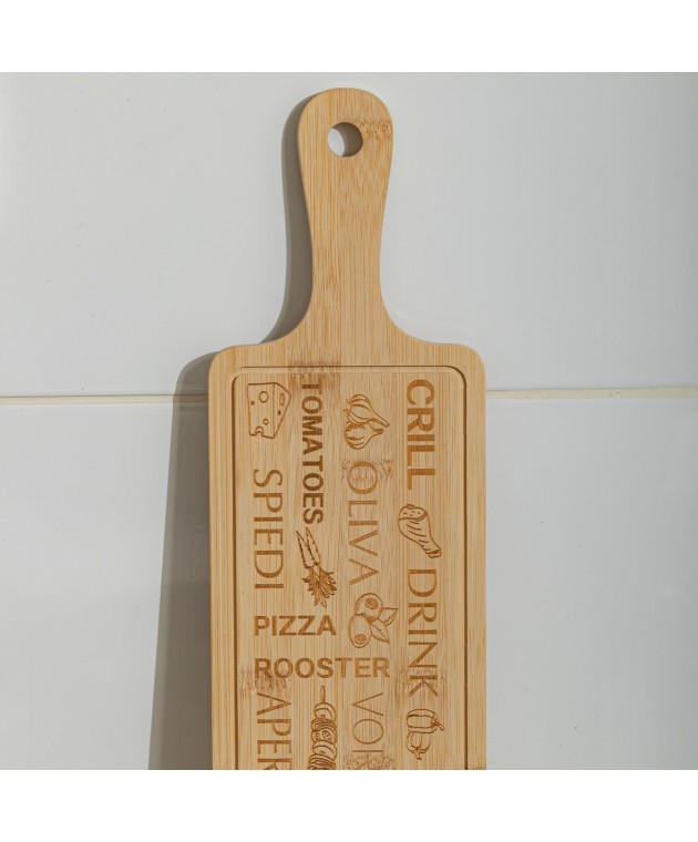 ESTIA ΠΛΑΤΩ ΣΕΡΒΙΡΙΣΜΑΤΟΣ BAMBOO 44x12cm Πλατώ