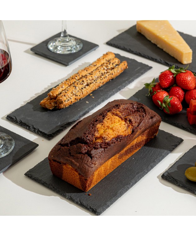 ESTIA ΠΛΑΤΩ ΣΕΡΒΙΡΙΣΜΑΤΟΣ ΣΧΙΣΤΟΛΙΘΟΥ 22x14cm ΣΕΤ 4 ΤΕΜ. Πλατώ