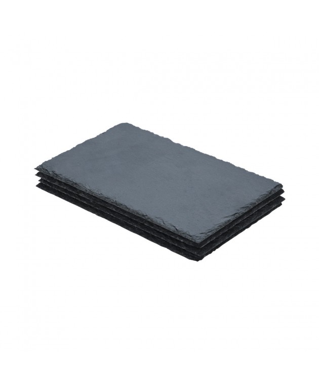 ESTIA ΠΛΑΤΩ ΣΕΡΒΙΡΙΣΜΑΤΟΣ ΣΧΙΣΤΟΛΙΘΟΥ 22x14cm ΣΕΤ 4 ΤΕΜ. Πλατώ