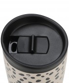 ESTIA ΘΕΡΜΟΣ TRAVEL MUG SAVE THE AEGEAN 350ml LEOPARD TAUPE 01-25663 ΘΕΡΜΟΣ-ΠΑΓΟΥΡΙΑ