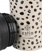 ESTIA ΘΕΡΜΟΣ TRAVEL MUG SAVE THE AEGEAN 350ml LEOPARD TAUPE 01-25663 ΘΕΡΜΟΣ-ΠΑΓΟΥΡΙΑ