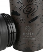 ESTIA ΘΕΡΜΟΣ TRAVEL MUG SAVE THE AEGEAN 350ml NOIR ECHO 01-25588 ΘΕΡΜΟΣ-ΠΑΓΟΥΡΙΑ