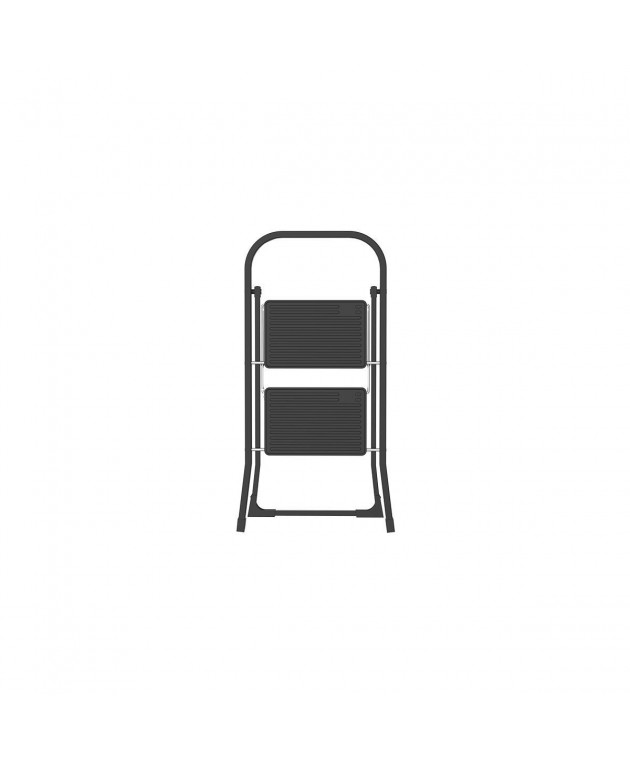 ESTIA ΣΚΑΛΟΣΚΑΜΠΟ NEO BLACK ΜΕ 2 ΣΚΑΛΙΑ 46x55x81cm 04-14704 Σκάλες/Σκαμπό