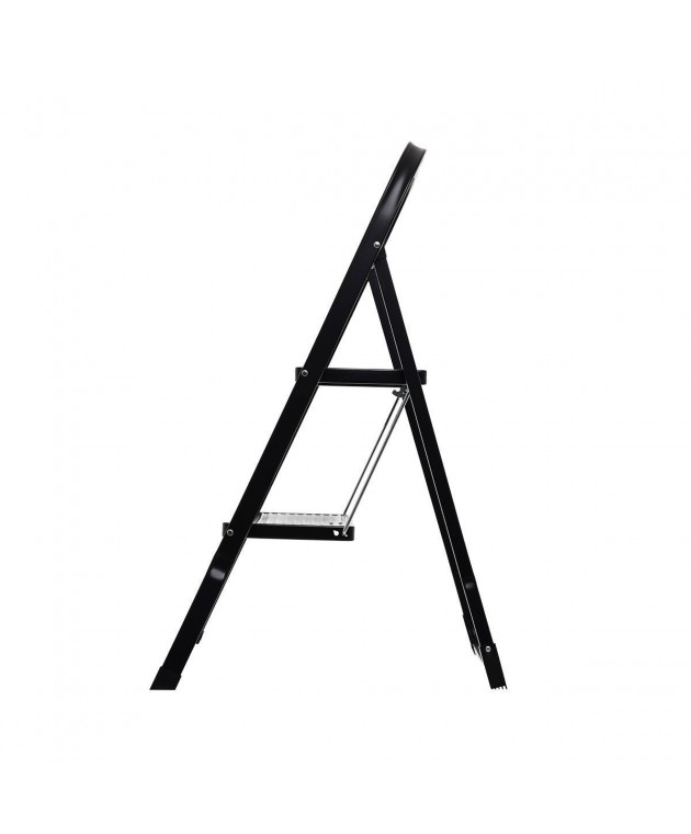 ESTIA ΣΚΑΛΟΣΚΑΜΠΟ NEO BLACK ΜΕ 2 ΣΚΑΛΙΑ 46x55x81cm 04-14704 Σκάλες/Σκαμπό