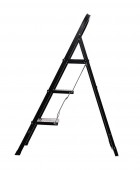 ESTIA ΣΚΑΛΟΣΚΑΜΠΟ NEO BLACK ΜΕ 3 ΣΚΑΛΙΑ 46x71x105cm Σκάλες/Σκαμπό