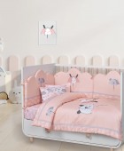 DAS BABY ΚΟΥΒΕΡΛΙ FUN 4878 ΓΚΡΙ, ΛΕΥΚΟ, ΡΟΖ 110Χ150 Βρεφικά Κουβερλί