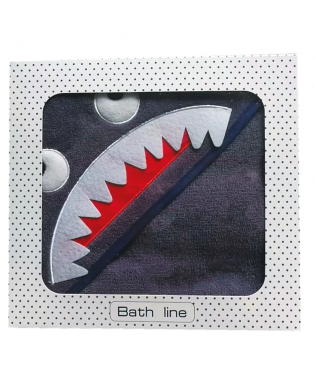 DAS BABY ΚΑΠΑ SMILE EMBROIDERY 4885 ΜΠΛΕ 80Χ80 Βρεφικές Κάπες