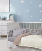 DAS BABY ΚΟΥΒΕΡΤΑ 80X110 RELAX 4881 ΙΒΟΥΑΡ, ΣΠΑΓΓΙ Πικέ Κουβέρτες