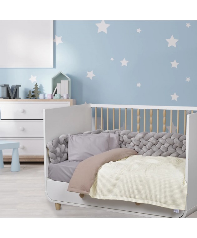 DAS BABY ΚΟΥΒΕΡΤΑ 80X110 RELAX 4881 ΙΒΟΥΑΡ, ΣΠΑΓΓΙ Πικέ Κουβέρτες