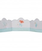 DAS BABY ΠΑΝΤΑ ΚΟΥΝΙΑΣ FUN DIGITAL PRINT 4876 ΛΙΛΑ, ΜΕΝΤΑ, ΡΟΖ 45Χ195 Βρεφικές Πάντες Κούνιας
