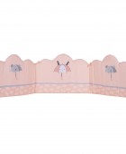 DAS BABY ΠΑΝΤΑ ΚΟΥΝΙΑΣ FUN DIGITAL PRINT 4878 ΓΚΡΙ, ΛΕΥΚΟ, ΡΟΖ 45Χ195 Βρεφικές Πάντες Κούνιας