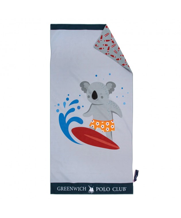 GREENWICH POLO CLUB ΠΕΤΣΕΤΑ ΘΑΛΑΣΣΗΣ 70Χ140 3882 ΚΙΤΡΙΝΟ, ΛΕΥΚΟ, ΜΠΛΕ Πετσέτες Θαλάσσης Παιδικές