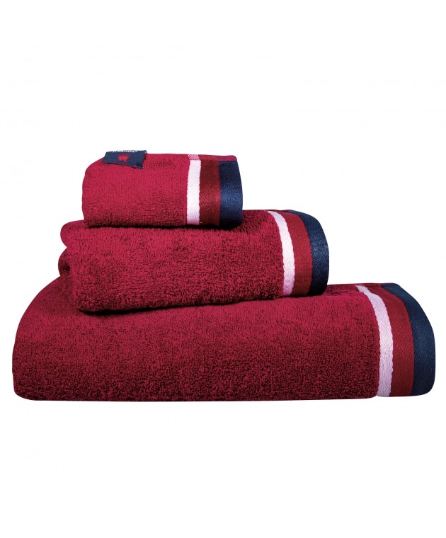 GREENWICH POLO CLUB ΣΕΤ ΠΕΤΣΕΤΕΣ 3 ΤΕΜΑΧΙΩΝ 3061 ΜΠΟΡΝΤΩ Σετ πετσέτες Mπάνιου