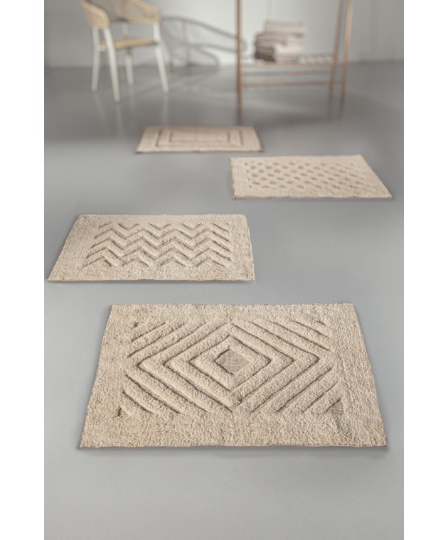 Πατάκι Μπάνιου Goa Beige 40Χ60 Πατάκια Mπάνιου
