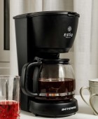 ESTIA ΚΑΦΕΤΙΕΡΑ ΦΙΛΤΡΟΥ INTENSE DARK ΠΛΑΣΤΙΚΗ 1000w ΜΕ ΓΥΑΛΙΝΗ ΚΑΝΑΤΑ 1.25lt ΜΑΤ 06-24611  ΗΛΕΚΤΡΙΚΕΣ ΜΙΚΡΟΣΥΣΚΕΥΕΣ