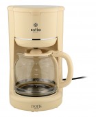 ESTIA ΚΑΦΕΤΙΕΡΑ ΦΙΛΤΡΟΥ IVORIS ΠΛΑΣΤΙΚΗ 900w ΜΕ ΓΥΑΛΙΝΗ ΚΑΝΑΤΑ 1.5lt Ηλεκτρικές Μικροσυσκευές