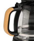 ESTIA ΚΑΦΕΤΙΕΡΑ ΦΙΛΤΡΟΥ OAK ΠΛΑΣΤΙΚΗ 1000w ΜΕ ΓΥΑΛΙΝΗ ΚΑΝΑΤΑ 1.25lt ΜΑΥΡΗ 06-24673 ΗΛΕΚΤΡΙΚΕΣ ΜΙΚΡΟΣΥΣΚΕΥΕΣ