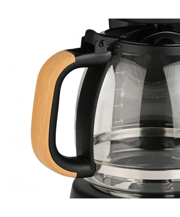 ESTIA ΚΑΦΕΤΙΕΡΑ ΦΙΛΤΡΟΥ OAK ΠΛΑΣΤΙΚΗ 1000w ΜΕ ΓΥΑΛΙΝΗ ΚΑΝΑΤΑ 1.25lt ΜΑΥΡΗ 06-24673 ΗΛΕΚΤΡΙΚΕΣ ΜΙΚΡΟΣΥΣΚΕΥΕΣ