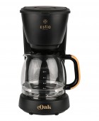 ESTIA ΚΑΦΕΤΙΕΡΑ ΦΙΛΤΡΟΥ OAK ΠΛΑΣΤΙΚΗ 1000w ΜΕ ΓΥΑΛΙΝΗ ΚΑΝΑΤΑ 1.25lt ΜΑΥΡΗ 06-24673 ΗΛΕΚΤΡΙΚΕΣ ΜΙΚΡΟΣΥΣΚΕΥΕΣ