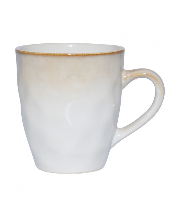 ESTIA ΚΟΥΠΑ ΚΑΦΕ VIGNETTE STONEWARE 400ml IVORY Κούπες