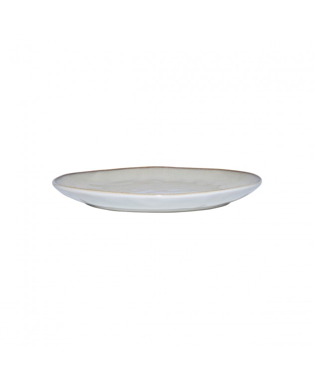 ESTIA ΠΙΑΤΟ ΡΗΧΟ VIGNETTE STONEWARE 21cm IVORY Πιάτα Φρούτου